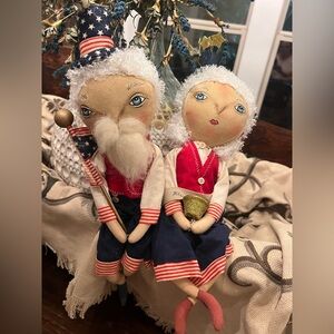 Patriotic Doll Pair Joe Spencer